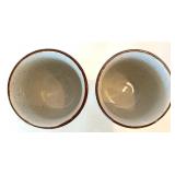 Vintage Mid Century Orange Plate, Apple-Shaped Dish, Glass Ashtray, Pair of Ceramic Chalices Vintage Mid Century Orange Plate, Apple-Shaped Dish, Glass Ashtray, Pair of Ceramic Chalices