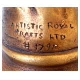 Mixed Home Decor Lot - Cherub Pedestal Bowl, Gold Urn with Fruit, Gilt Cherub Vase Mixed Home Decor Lot - Cherub Pedestal Bowl, Gold Urn with Fruit, Gilt Cherub Vase