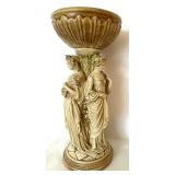 Marwal Vintage Art Nouveau Style Pedestal Figurine Vase Stand Marwal Vintage Art Nouveau Style Pedestal Figurine Vase Stand
