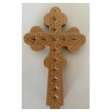 Set of Carved Wooden Crosses, 5.25 Inch Height Set of Carved Wooden Crosses, 5.25 Inch Height