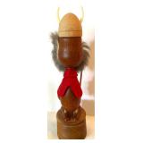 Vintage Wooden Viking Music Box and Nutcracker Figurine Vintage Wooden Viking Music Box and Nutcracker Figurine