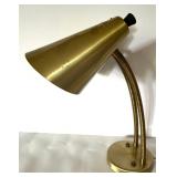 Vintage Brass Dual Gooseneck Desk Lamp Vintage Brass Dual Gooseneck Desk Lamp