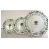 Floral Inspirations Fine China Dinnerware Set - Abundance Pattern, Japan Floral Inspirations Fine China Dinnerware Set - Abundance Pattern, Japan