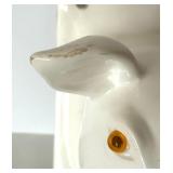 Pair of White Ceramic Pig Head Wall Mounts Pair of White Ceramic Pig Head Wall Mounts