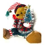 Christmas Decor Lot: Lighted Bear Figurine, Placemats & Holiday Accents Christmas Decor Lot: Lighted Bear Figurine, Placemats & Holiday Accents