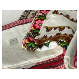 Lot of Vintage Linen and Embroidered Textile Decor Lot of Vintage Linen and Embroidered Textile Decor