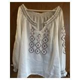 Ukrainian Embroidered Blouse and Folk Costume Accessories Set Ukrainian Embroidered Blouse and Folk Costume Accessories Set