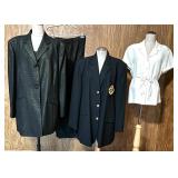 Jones New York 20W Top and Onyx Nite by Wendye Chaitin Pants Set, Navy Ralph Lauren Blazer, Plus Size Jones New York 20W Top and Onyx Nite by Wendye Chaitin Pants Set, Navy Ralph Lauren Blazer, Plus Size