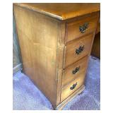 Wood Office Desk with 8 Drawers and Brass Handles Wood Office Desk with 8 Drawers and Brass Handles