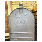 Large Vintage Superior Sheet Metal US Mailbox Indianapolis IN Large Vintage Superior Sheet Metal US Mailbox Indianapolis IN