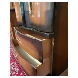Bedroom Suite: Lowboy Dresser with Mirror, Tallboy Dresser, Bed Frame, 2 Nightstands Bedroom Suite: Lowboy Dresser with Mirror, Tallboy Dresser, Bed Frame, 2 Nightstands