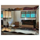 Bedroom Suite: Lowboy Dresser with Mirror, Tallboy Dresser, Bed Frame, 2 Nightstands Bedroom Suite: Lowboy Dresser with Mirror, Tallboy Dresser, Bed Frame, 2 Nightstands