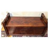 Rustic Solid Cedar Blanket Chest Rustic Solid Cedar Blanket Chest