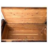 Rustic Solid Cedar Blanket Chest Rustic Solid Cedar Blanket Chest