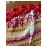 Lot of 2 Vintage Handcrafted Bedspreads and Table Runner Lot of 2 Vintage Handcrafted Bedspreads and Table Runner