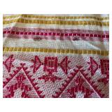 Lot of 2 Vintage Handcrafted Bedspreads and Table Runner Lot of 2 Vintage Handcrafted Bedspreads and Table Runner