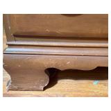 Six-Drawer Dresser With Mirror, Medium Wood Finish Six-Drawer Dresser With Mirror, Medium Wood Finish