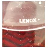 Ruby Red & Clear Glassware Lot - Lenox, Vintage Bowls, Plates, Pitcher Ruby Red & Clear Glassware Lot - Lenox, Vintage Bowls, Plates, Pitcher