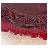 Ruby Red & Clear Glassware Lot - Lenox, Vintage Bowls, Plates, Pitcher Ruby Red & Clear Glassware Lot - Lenox, Vintage Bowls, Plates, Pitcher