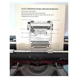 Olivetti Underwood Ventura Portable Typewriter with Case and Instructions Olivetti Underwood Ventura Portable Typewriter with Case and Instructions