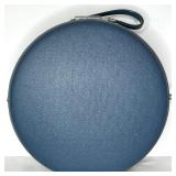 Vintage American Tourister Tri-Taper Blue Round Hat Box Luggage Vintage American Tourister Tri-Taper Blue Round Hat Box Luggage