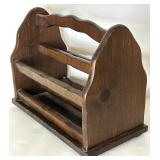 Wood Kitchen/Bathroom/Office Organizers and Step Stool Lot Wood Kitchen/Bathroom/Office Organizers and Step Stool Lot