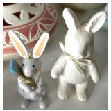 Easter and Spring Decor Lot - Plates, Linens, Figures, and More Easter and Spring Decor Lot - Plates, Linens, Figures, and More