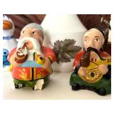 Assorted Collectibles Lot: Folk Art, Figurines, Carvings, and Decor Assorted Collectibles Lot: Folk Art, Figurines, Carvings, and Decor