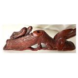 Assorted Collectibles Lot: Folk Art, Figurines, Carvings, and Decor Assorted Collectibles Lot: Folk Art, Figurines, Carvings, and Decor