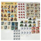 US Commemorative Stamp Sheet Lot - Civil War, Moon Landing, Olympics US Commemorative Stamp Sheet Lot - Civil War, Moon Landing, Olympics