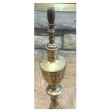27 inch Fireplace Grate with Brass Andirons 27 inch Fireplace Grate with Brass Andirons