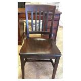 Wood Office Desk and Two Matching Chairs Wood Office Desk and Two Matching Chairs