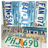 Vintage License Plate Collection - Minnesota, Texas, Florida Assortment Vintage License Plate Collection - Minnesota, Texas, Florida Assortment