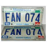 Vintage License Plate Collection - Minnesota, Texas, Florida Assortment Vintage License Plate Collection - Minnesota, Texas, Florida Assortment
