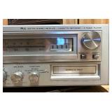 Soundesign Stereo Receiver with 8-Track, Cassette, Discwasher, Vinyl Records Soundesign Stereo Receiver with 8-Track, Cassette, Discwasher, Vinyl Records
