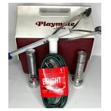 Garage Lot: Igloo Playmate Cooler, Vintage Flashlights, Gopher Reacher & More Garage Lot: Igloo Playmate Cooler, Vintage Flashlights, Gopher Reacher & More