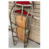 Vintage Silver Streak Wooden Sled with Metal Runners Vintage Silver Streak Wooden Sled with Metal Runners
