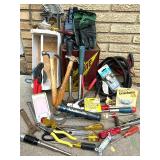 Mixed Lot of Hand Tools, Hardware, and Workshop Supplies Mixed Lot of Hand Tools, Hardware, and Workshop Supplies
