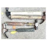 Hand tool lot with Hammers, Screwdrivers, Pliers, Stapler, and Hardware Hand tool lot with Hammers, Screwdrivers, Pliers, Stapler, and Hardware