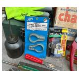 Hand tool lot with Hammers, Screwdrivers, Pliers, Stapler, and Hardware Hand tool lot with Hammers, Screwdrivers, Pliers, Stapler, and Hardware