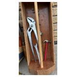 Hand tool lot with Hammers, Screwdrivers, Pliers, Stapler, and Hardware Hand tool lot with Hammers, Screwdrivers, Pliers, Stapler, and Hardware