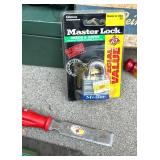 Hand tool lot with Hammers, Screwdrivers, Pliers, Stapler, and Hardware Hand tool lot with Hammers, Screwdrivers, Pliers, Stapler, and Hardware