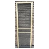 Lot of Vintage Wood Window Screens with Decorative Diamond Grilles Lot of Vintage Wood Window Screens with Decorative Diamond Grilles
