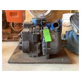 Briggs & Stratton Gas-Powered Pump on Wooden Base