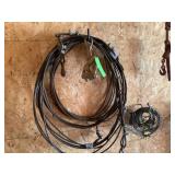 Steel Wire Cable with Clamps and Hook Attachments