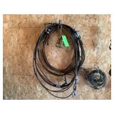 Steel Wire Cable with Clamps and Hook Attachments
