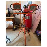 Regent Halogen Work Light with Tripod Stand