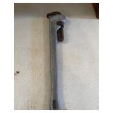 24 Inch Adjustable Pipe Wrench in Metal
