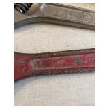 Three Adjustable Wrenches, Chrome Vanadium, 18-Inch and 380mm