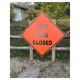 Five Road Work Signs